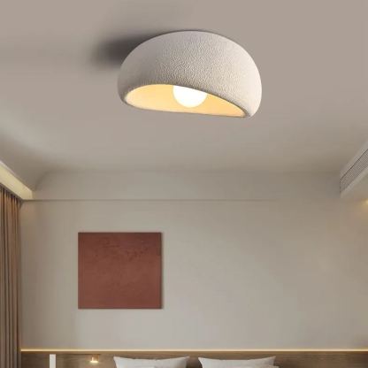 Wabi-sabi Style Resin Ceiling Lamp Japanese Style Master Bedroom Ceiling Light