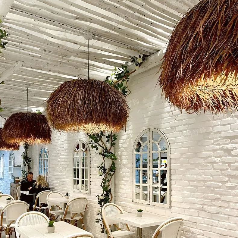 Wabi-sabi Hand-woven Willow Chandelier