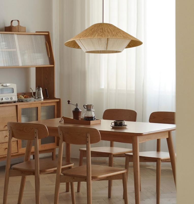 Boho style creative woven hemp rope lamps for living room-labpiecesign