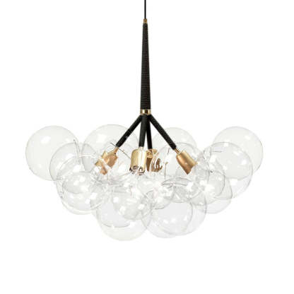 Modern cluster glass bubble chandelier-labpiecesign