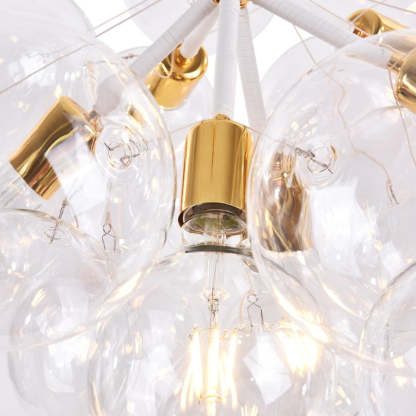 Modern cluster glass bubble chandelier-labpiecesign