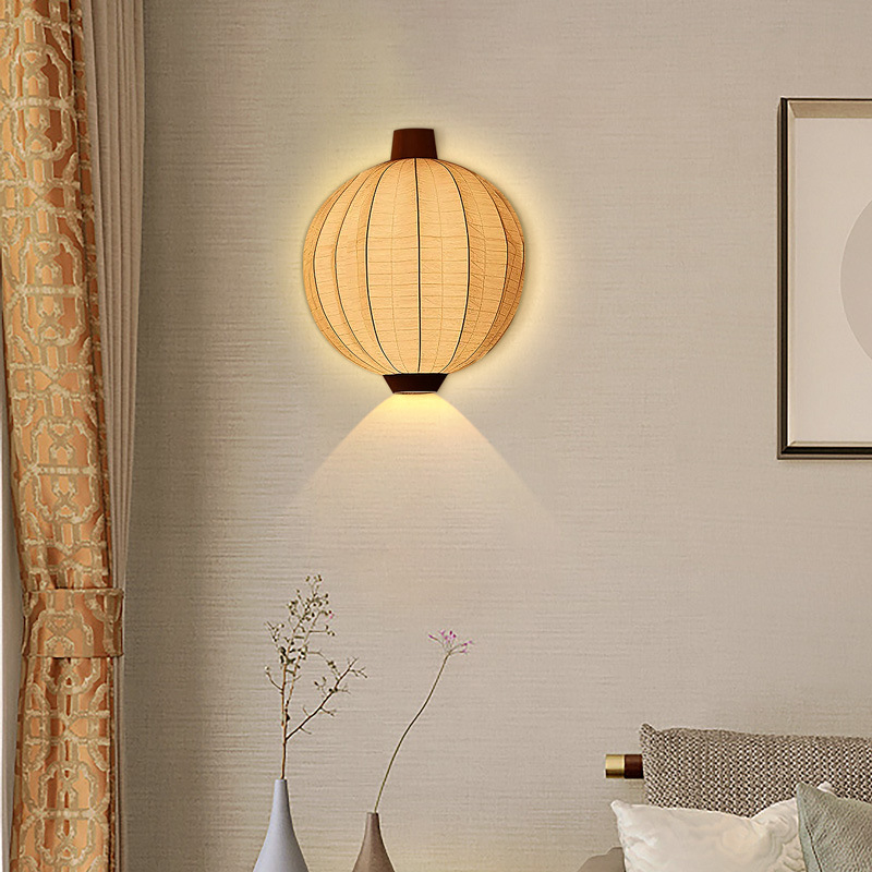 Japanese restaurant entrance aisle wall lamp