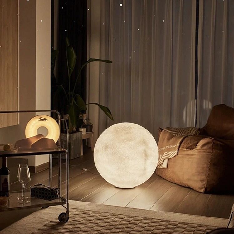 Nordic Style Simplicity Moon Table Lamps-labpiecesign