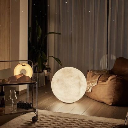 Nordic Style Simplicity Moon Table Lamps-labpiecesign