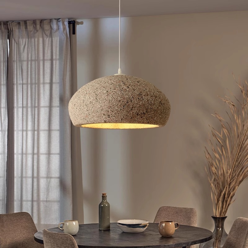 Wabi-sabi style chandelier retro simple pendant light-labpiecesign