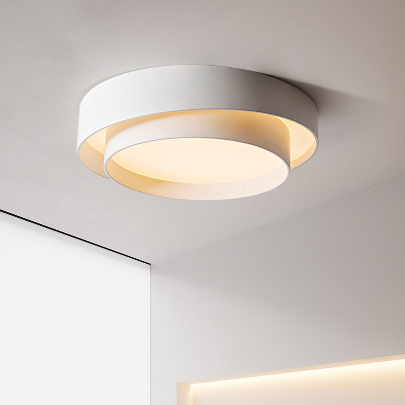 New Modern Simple Geometry LED Bedroom Ceiling Light