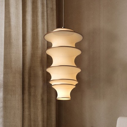 Japanese Design Wabi-sabi Fabric Pendant Lights -labpiecesign