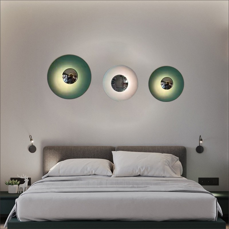 Nordic style colorful wall lamp