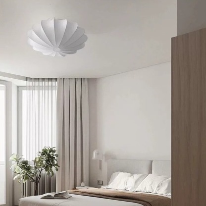 Silk Ceiling Lamp Japanese Wabi-Sabi Style Ceiling Light-labpiecesign