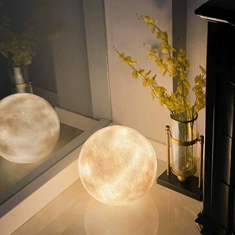Nordic Style Simplicity Moon Table Lamps-labpiecesign