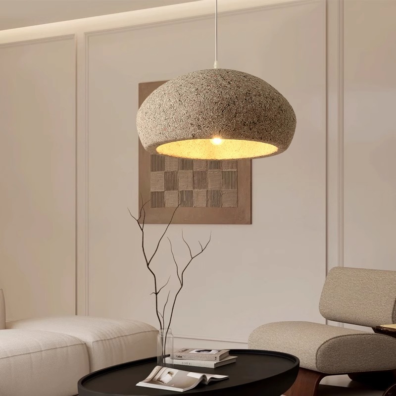 Wabi-sabi style chandelier retro simple pendant light-labpiecesign