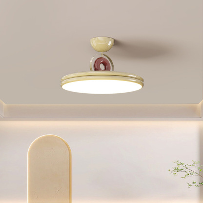 Bauhaus Cream Style Eye Protection Ceiling Lamp For Livingroom-labpiecesign