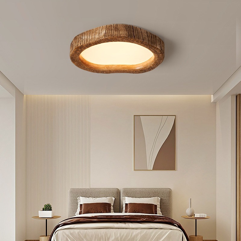 Japanese style wabi-sabi style Chinese style wooden LED eye protection lamp-labpiecesign