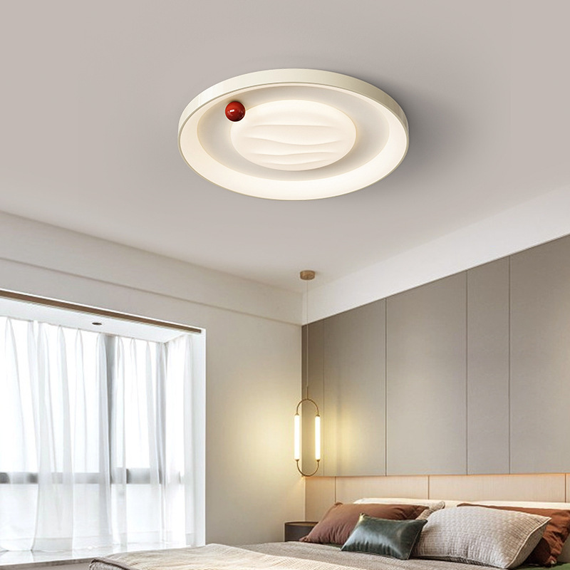 Master bedroom ceiling light 2024 new cream style bedroom light simple modern ceiling light-labpiecesign