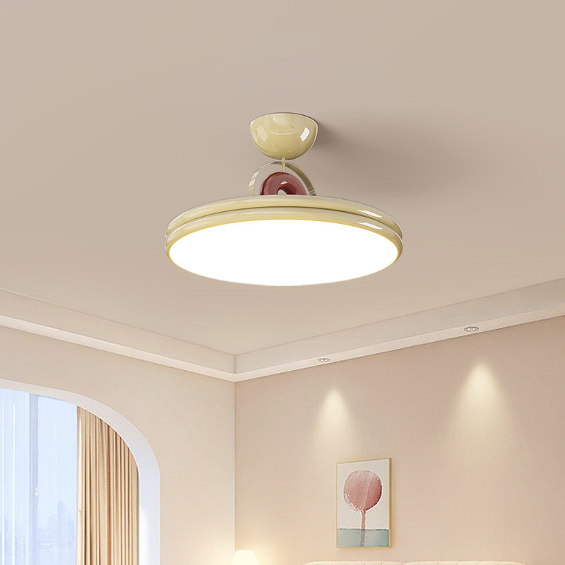 Bauhaus Cream Style Eye Protection Ceiling Lamp For Livingroom