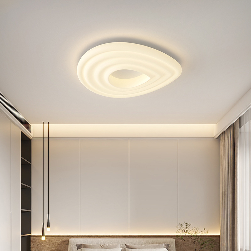 Nordic Minimalist Cream Style LED Cloud Moon Restaurant Light-labpiecesign