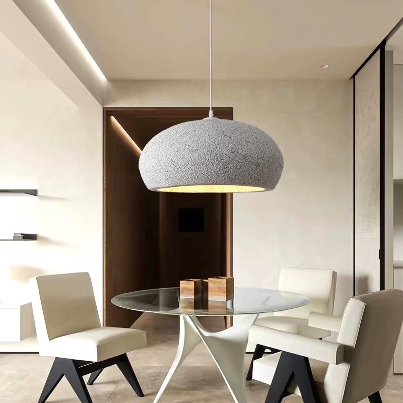 Wabi-sabi style chandelier retro simple pendant light-labpiecesign