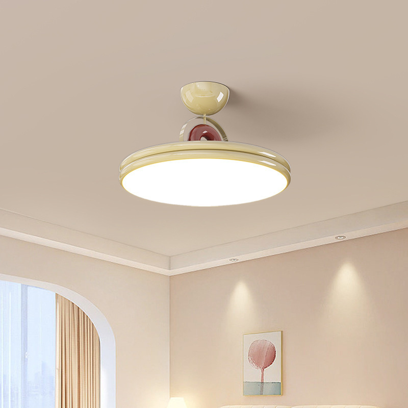 Bauhaus Cream Style Eye Protection Ceiling Lamp For Livingroom