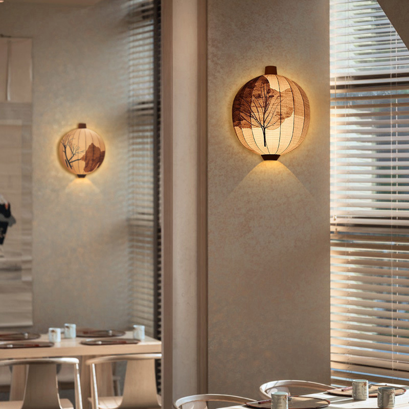 Japanese restaurant entrance aisle wall lamp-labpiecesign