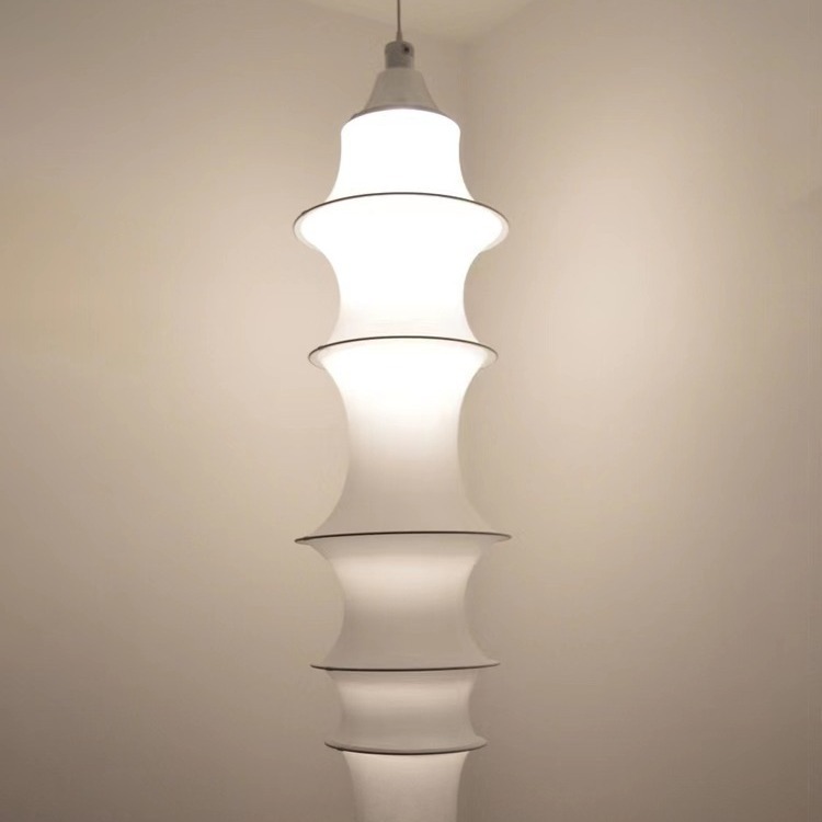 [Copy]Simple Bamboo Second-hand Fabric Gradient Color Chandelier