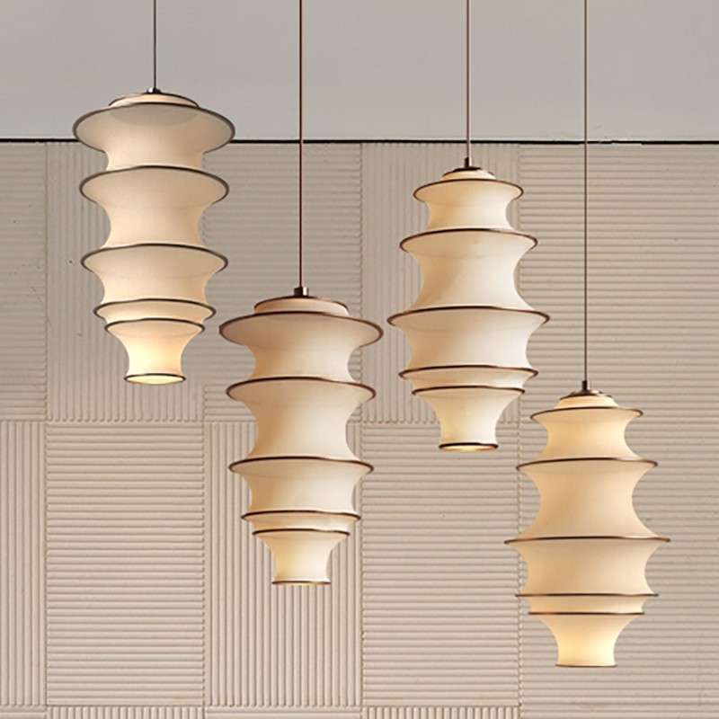 Japanese Design Wabi-sabi Fabric Pendant Lights -labpiecesign