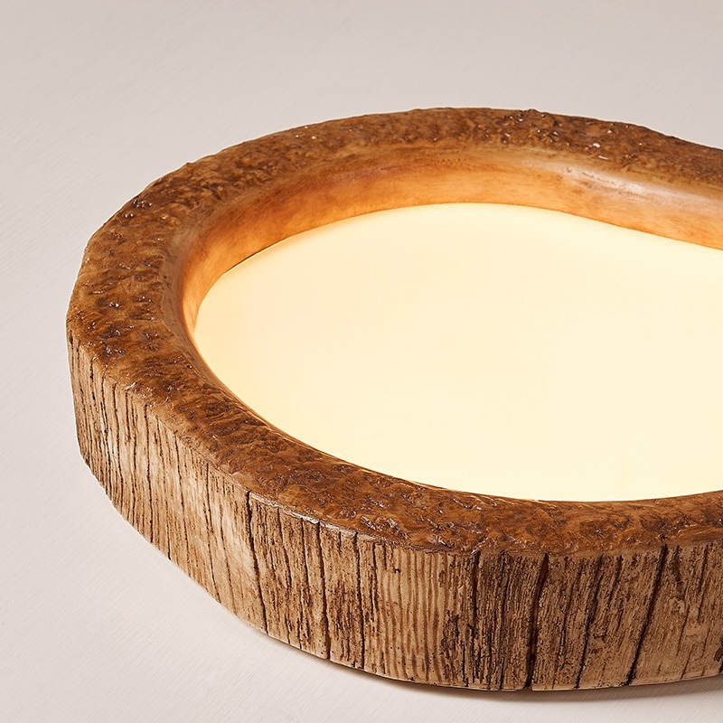 Japanese style wabi-sabi style Chinese style wooden LED eye protection lamp-labpiecesign