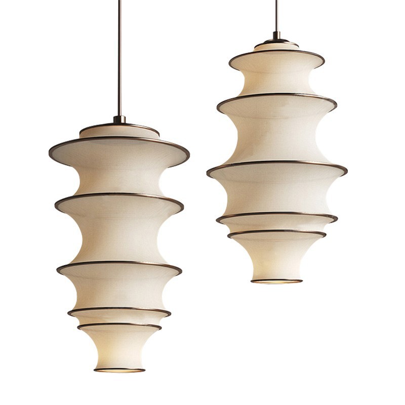 Japanese Design Wabi-sabi Fabric Pendant Lights -labpiecesign