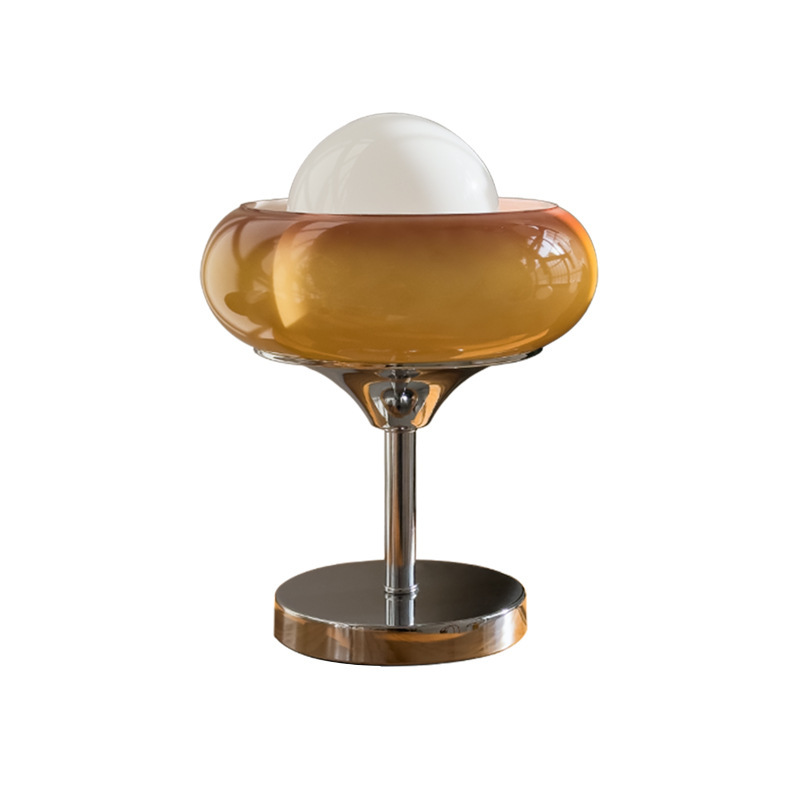 Nordic Modern Bauhaus Bedside Lamp Vintage Egg Tart Table Lamp-labpiecesign