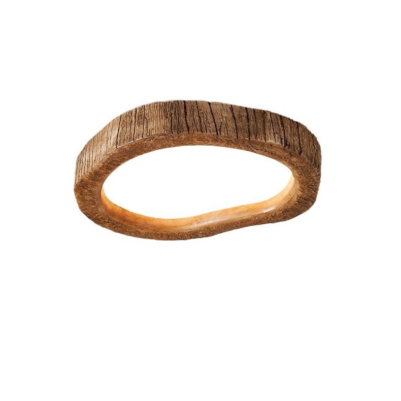 Japanese style wabi-sabi style Chinese style wooden LED eye protection lamp-labpiecesign