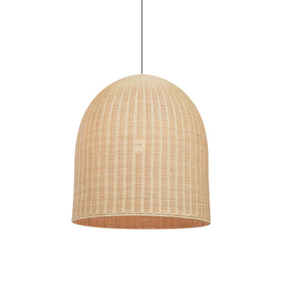 Wabi-sabi style living room chandelier rattan hand-woven pendant light-labpiecesign