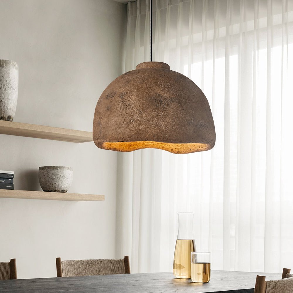 Minimalist Light Wabi Sabi Dome Pendant light for dinner room