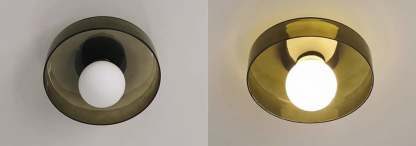 Glass Round LED Ceiling Light-labpiecesign
