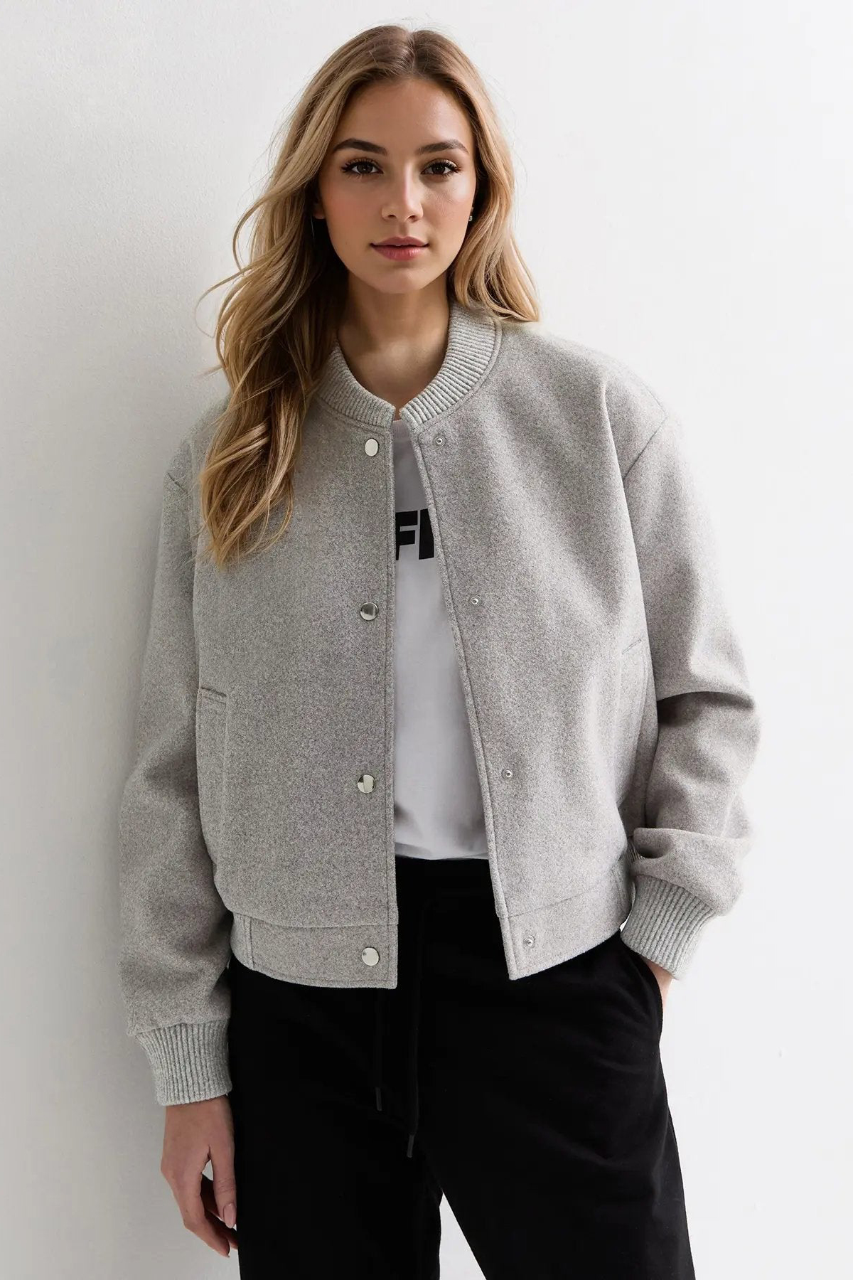 Autumn Casual Baseball Collar Button-Up Long Sleeve Soft Jacket