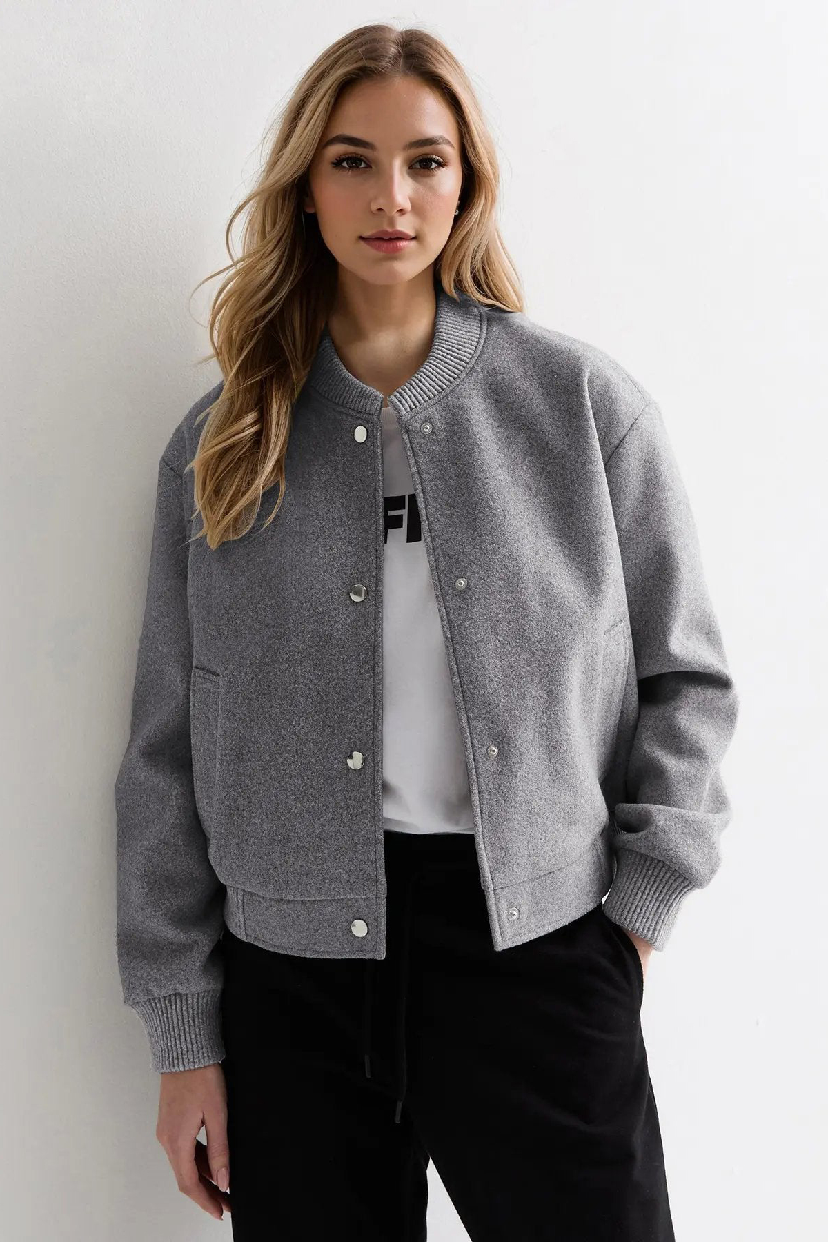 Autumn Casual Baseball Collar Button-Up Long Sleeve Soft Jacket