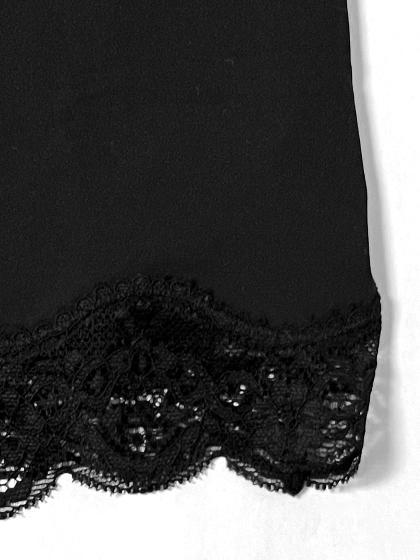 Lace Series Spaghetti Strap Lace Trim Breathable Nightdress