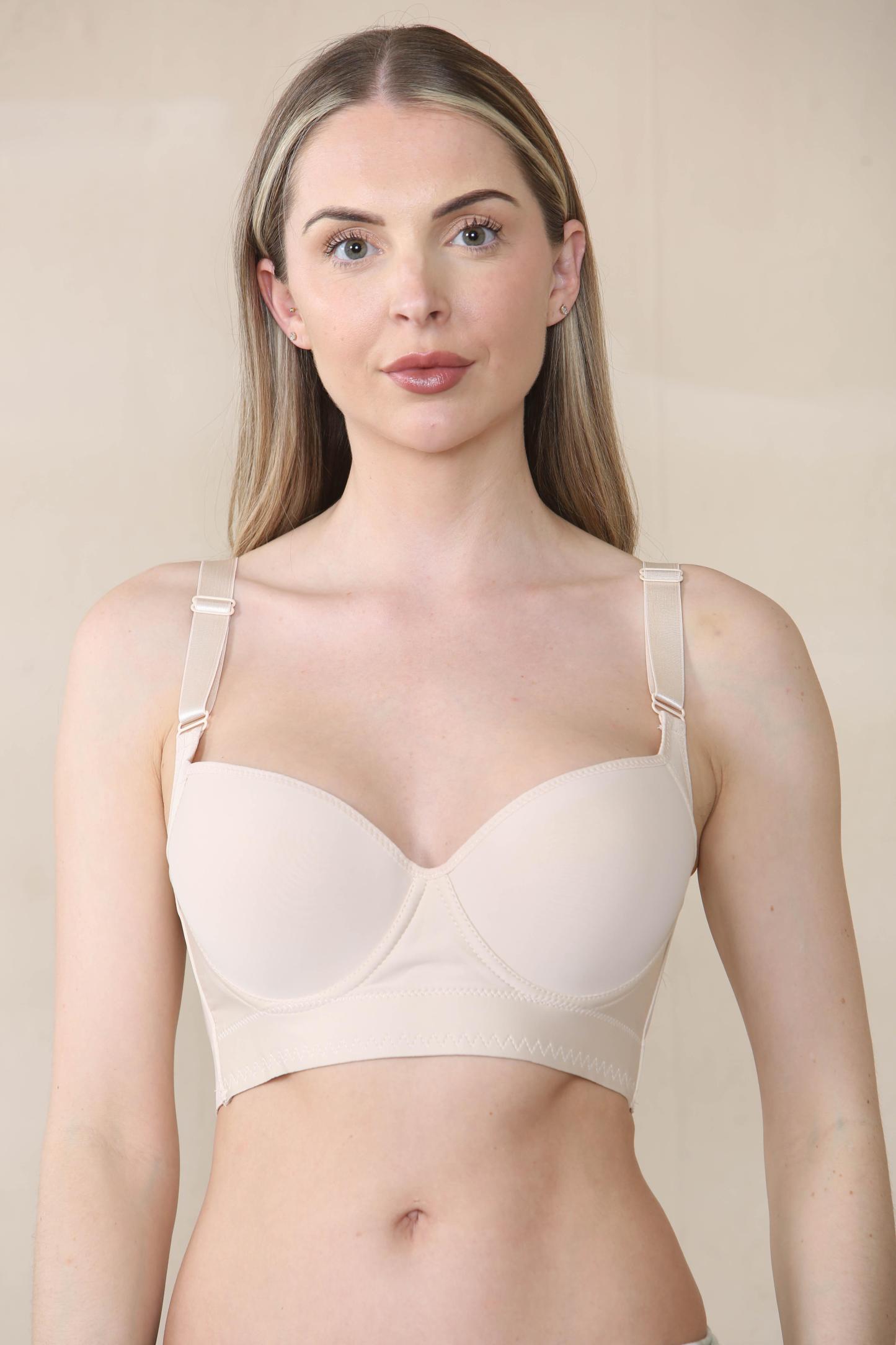 Versatile Solid Color Adjustable Straps Underwire Push-Up Bra-KATCH ME