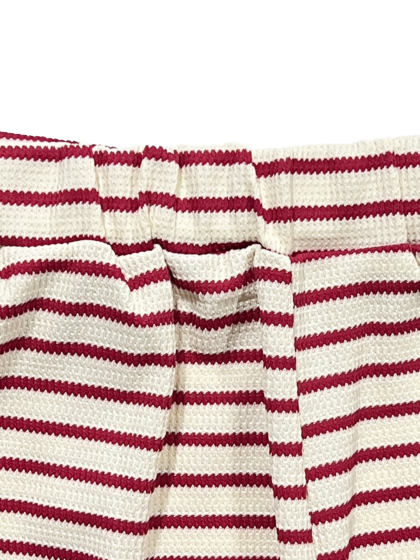 Chic Color Matching Stripe Slim Tube Top & Low-Rise Wide Leg Trousers Co-ord-KATCH ME