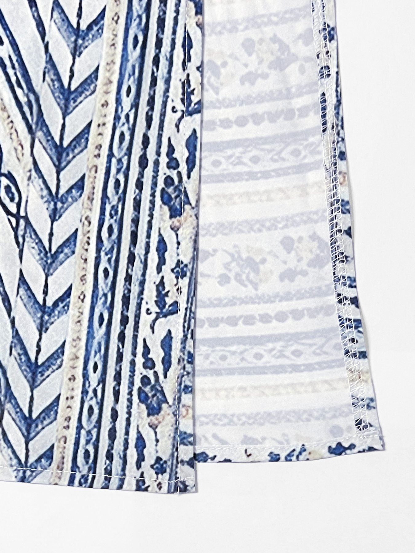 Classy Allover Print Batwing Sleeve Side Slit Maxi Dress-KATCH ME