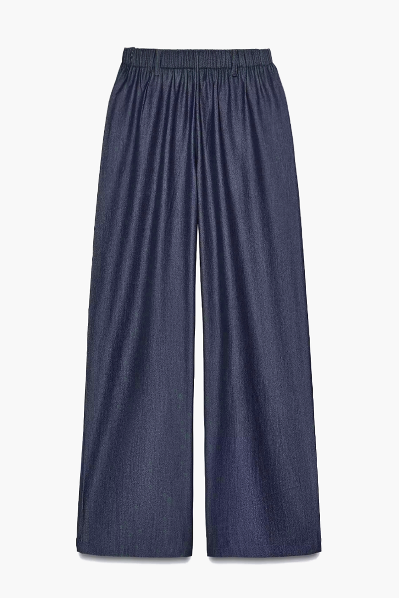 Versatile Solid Color Mid-Rise Wide Leg Suiting Pants