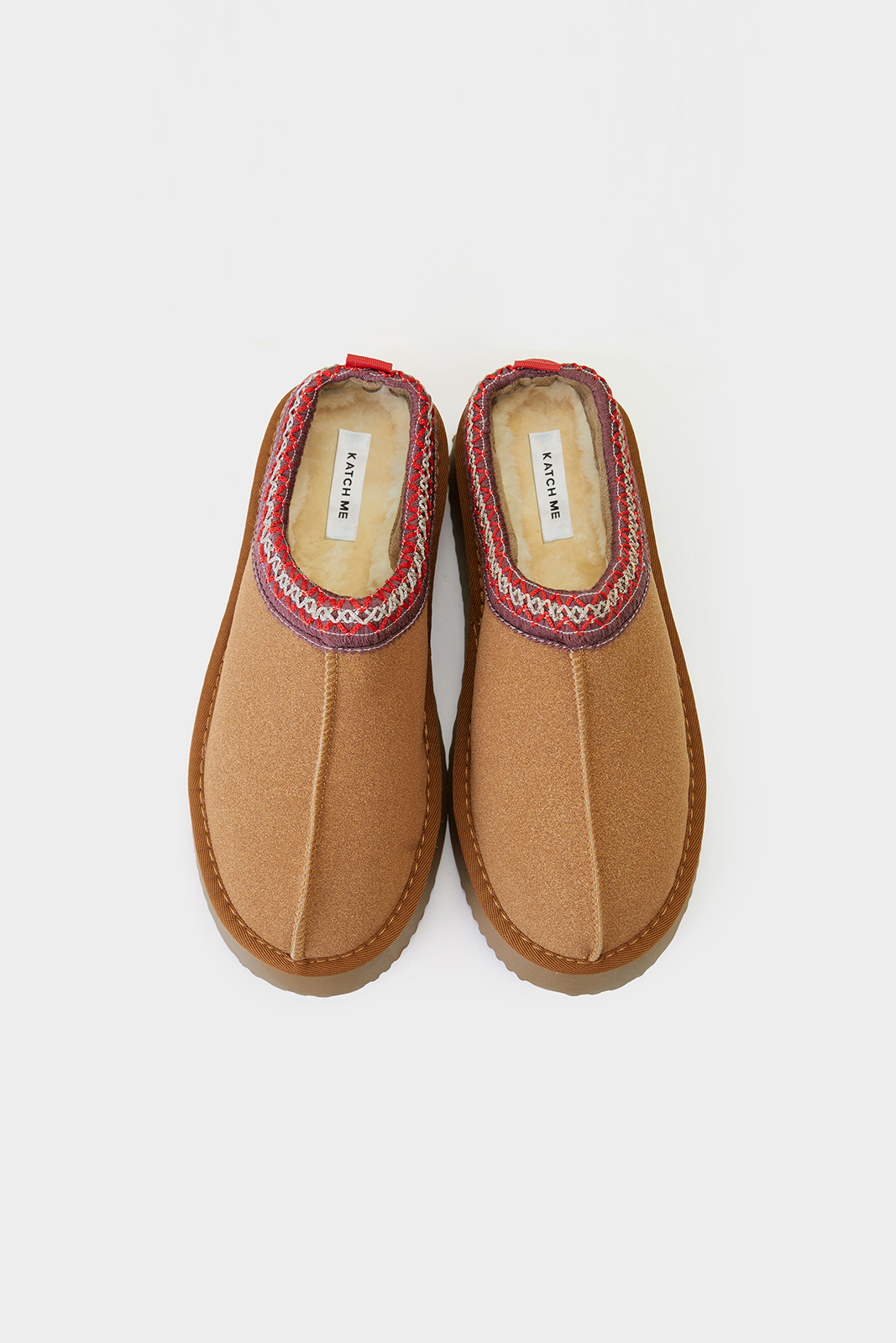 KatchMe Women's Comfort Versatile Plush Faux Fur Platform Warm Slippers, Winter Suede Non-Slip Footwear, Leisure Slip-On with Chunky Sole, Thermal Boots