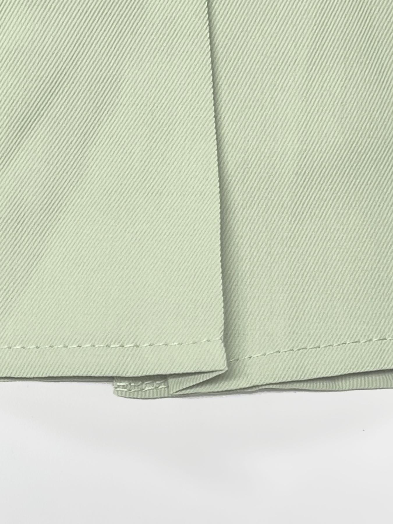 Summer Elegant V Neck Sleeveless Button Tank & Pleated Mini Skirt Co-ord