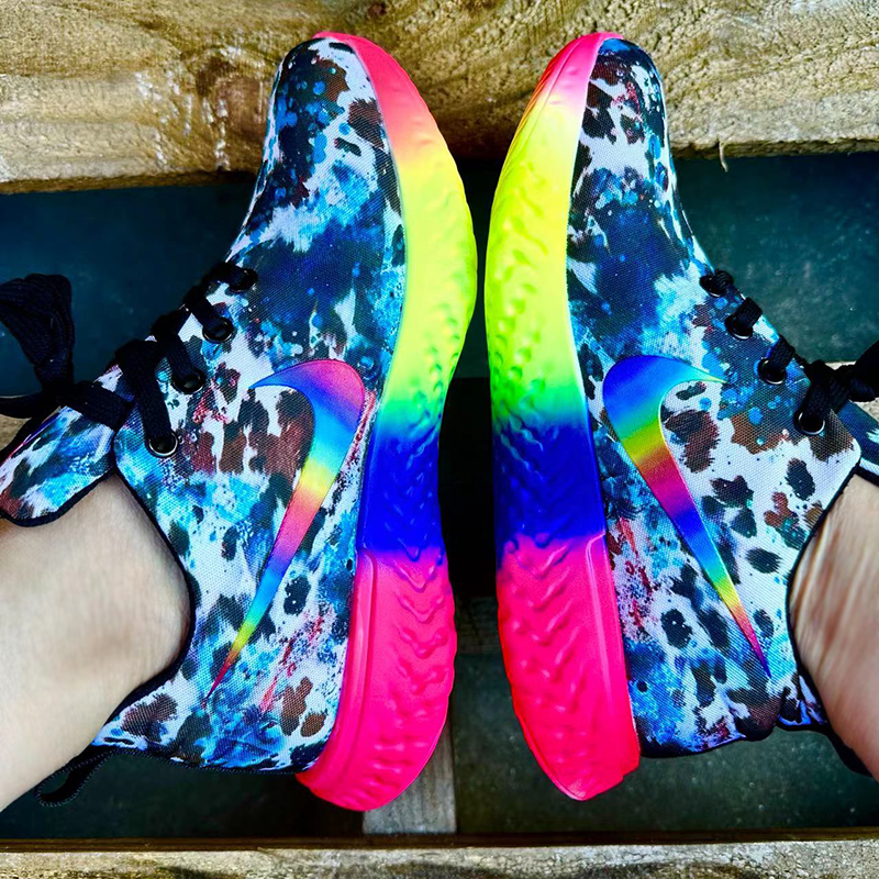 🔥🔥New Women Multi Color Sole Trainer（True to size）