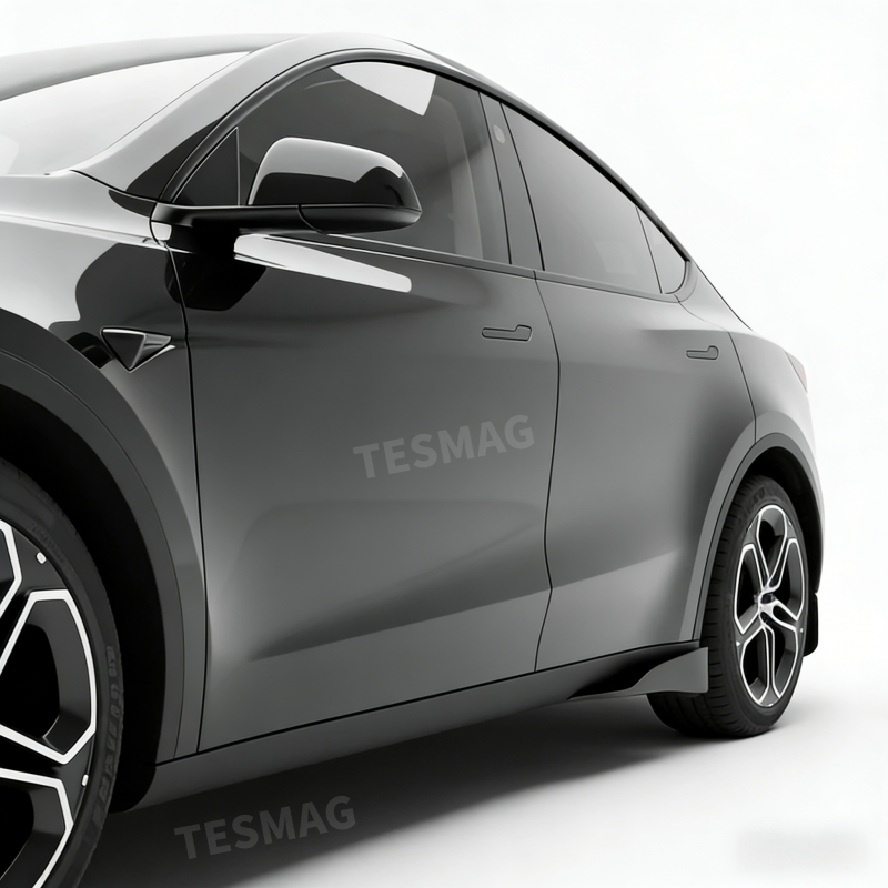 ABS Side Skirts Rocker Panel Splitter for Tesla Model Y Juniper 2025+