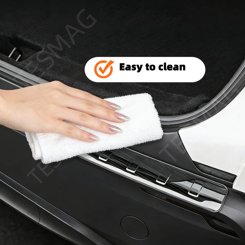 Premium Stainless Steel Tesla Rear Bumper Protector for Model Y Juniper 2025+