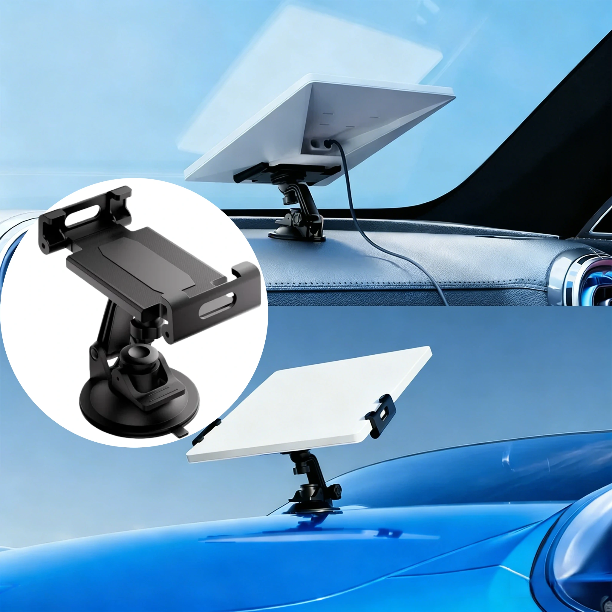 Starlink Mini Suction Cup Mount with Full 360° Adjustable Rotation