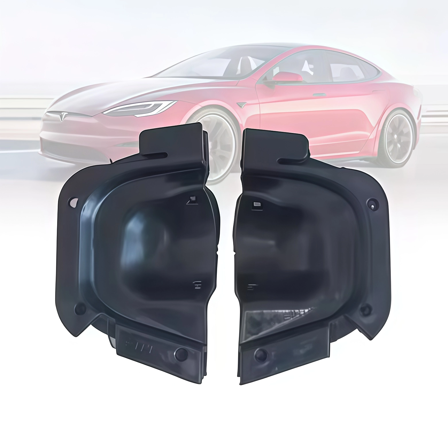 Tesla Model S Wheel Liner Sensor Cover 1051653-00-A & 1051652-00-A Replacement Parts
