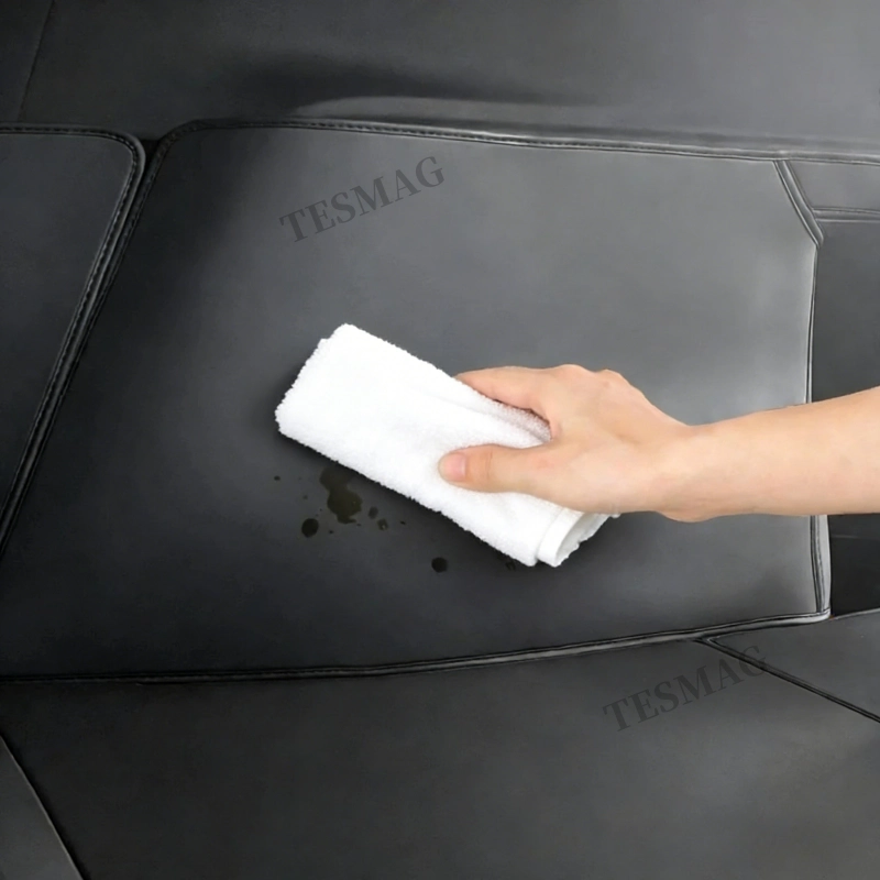 Tesla Model Y Juniper 2025 Rear Trunk Side Shields Made with Premium Napa Leather