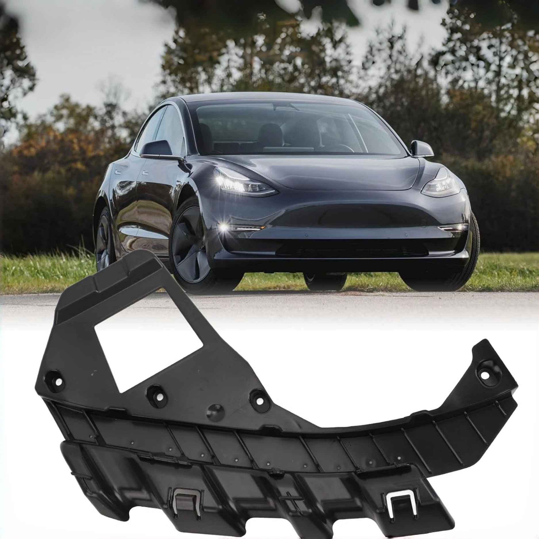 Headlight Support Bracket For Tesla Model 3 / Y Headlamp Mount (1514952-00-B / 1514953-00-B）