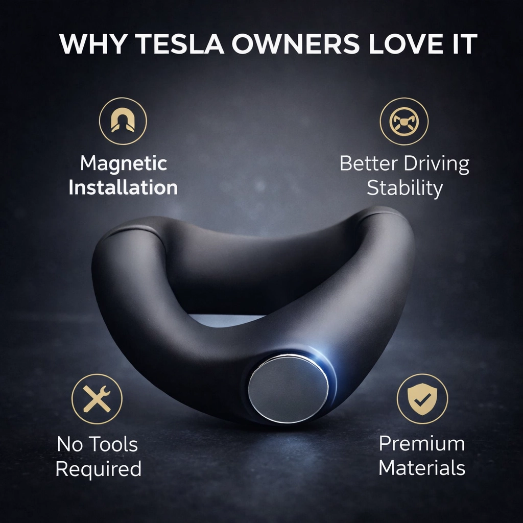 Tesla Model 3 2024 Steering Assist Weight | FSD Autopilot Counterweight Ring