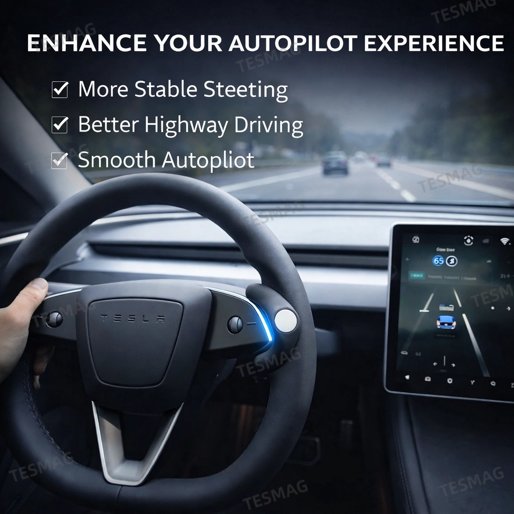 Tesla Model 3 2024 Steering Assist Weight | FSD Autopilot Counterweight Ring